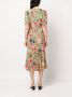 DVF Diane von Furstenberg Jurk met bloemenprint Oranje - Thumbnail 4