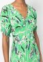 DVF Diane von Furstenberg Midi-jurk met bloemenprint Groen - Thumbnail 5