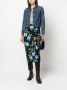 DVF Diane von Furstenberg Midi-rok met bloemenprint Zwart - Thumbnail 2