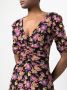 DVF Diane von Furstenberg Midi-jurk met bloemenprint Zwart - Thumbnail 5