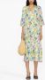 DVF Diane von Furstenberg Midi-jurk met bloemenprint Wit - Thumbnail 2