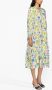 DVF Diane von Furstenberg Midi-jurk met bloemenprint Wit - Thumbnail 3
