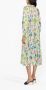 DVF Diane von Furstenberg Midi-jurk met bloemenprint Wit - Thumbnail 4
