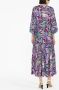 DVF Diane von Furstenberg Midi-jurk met print Paars - Thumbnail 3