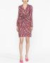 DVF Diane von Furstenberg Mini-jurk met print Roze - Thumbnail 2