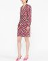 DVF Diane von Furstenberg Mini-jurk met print Roze - Thumbnail 4