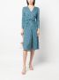 DVF Diane von Furstenberg Flared jurk Blauw - Thumbnail 2