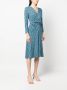 DVF Diane von Furstenberg Flared jurk Blauw - Thumbnail 3