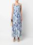 DVF Diane von Furstenberg Midi-jurk met bloemenprint Wit - Thumbnail 2