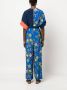 DVF Diane von Furstenberg Jumpsuit met bloemenprint Blauw - Thumbnail 4