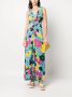 DVF Diane von Furstenberg Jurk met bloemenprint Blauw - Thumbnail 2