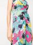 DVF Diane von Furstenberg Jurk met bloemenprint Blauw - Thumbnail 5