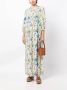 DVF Diane von Furstenberg Maxi-jurk met bloemenprint Wit - Thumbnail 2