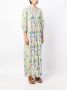 DVF Diane von Furstenberg Maxi-jurk met bloemenprint Wit - Thumbnail 3