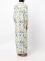 DVF Diane von Furstenberg Maxi-jurk met bloemenprint Wit - Thumbnail 4