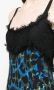 DVF Diane von Furstenberg Midi-jurk met afwerking van kant Zwart - Thumbnail 5