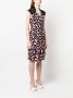 DVF Diane von Furstenberg Midi-jurk met print Zwart - Thumbnail 3