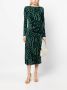 DVF Diane von Furstenberg Midi-jurk met print Zwart - Thumbnail 2