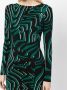DVF Diane von Furstenberg Midi-jurk met print Zwart - Thumbnail 5
