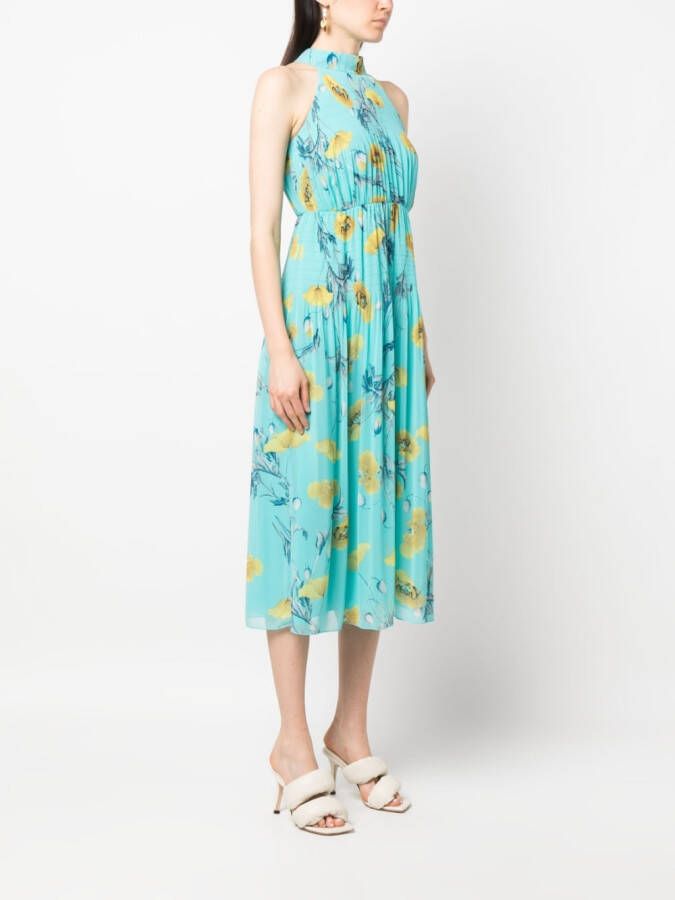 DVF Diane von Furstenberg Mouwloze jurk Blauw
