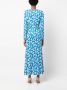 DVF Diane von Furstenberg Maxi-jurk Blauw - Thumbnail 4