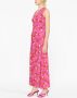 DVF Diane von Furstenberg Maxi-jurk met bloemenprint Roze - Thumbnail 4