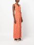 DVF Diane von Furstenberg Maxi-jurk met print Oranje - Thumbnail 3