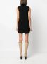 DVF Diane von Furstenberg Meta gestreepte mini-jurk Zwart - Thumbnail 4