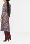 DVF Diane von Furstenberg Midi-jurk met bloemenprint Rood - Thumbnail 3