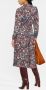 DVF Diane von Furstenberg Midi-jurk met bloemenprint Rood - Thumbnail 4