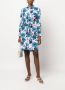 DVF Diane von Furstenberg Midi-jurk met bloemenprint Roze - Thumbnail 2