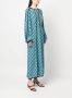 DVF Diane von Furstenberg Midi-jurk met geometrische print Blauw - Thumbnail 3
