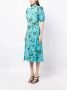 DVF Diane von Furstenberg Midi-jurk met print Blauw - Thumbnail 3