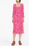DVF Diane von Furstenberg Midi-jurk met print Roze - Thumbnail 2