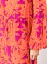 DVF Diane von Furstenberg Mini-jurk met bloemenprint Oranje - Thumbnail 5