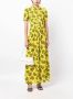 DVF Diane von Furstenberg Maxi-jurk met print Geel - Thumbnail 2