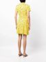 DVF Diane von Furstenberg Mini-jurk met print Geel - Thumbnail 4