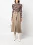 DVF Diane von Furstenberg Remy blouse met geometrische print Bruin - Thumbnail 2