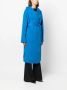 DVF Diane von Furstenberg Wollen mantel Blauw - Thumbnail 3