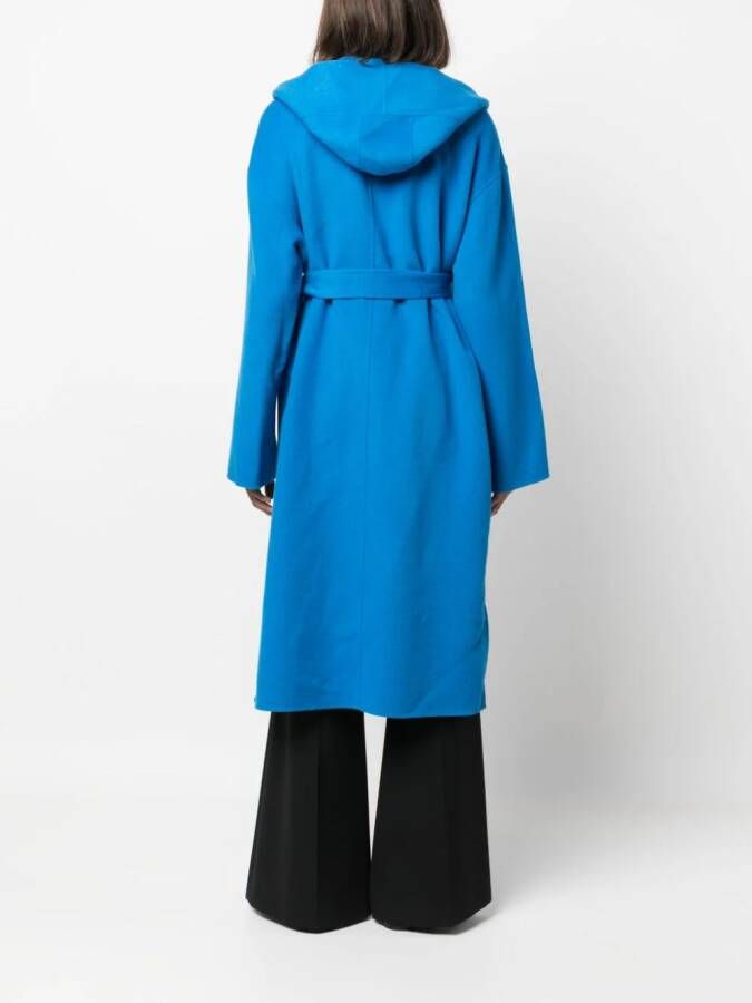 DVF Diane von Furstenberg Wollen mantel Blauw