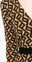 DVF Diane von Furstenberg Jurk met zigzagprint Bruin - Thumbnail 5