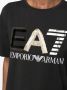 Ea7 Emporio Armani T-shirt verfraaid met strass Zwart - Thumbnail 5