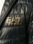 Ea7 Emporio Armani gewatteerd jack met logoprint Zwart - Thumbnail 4