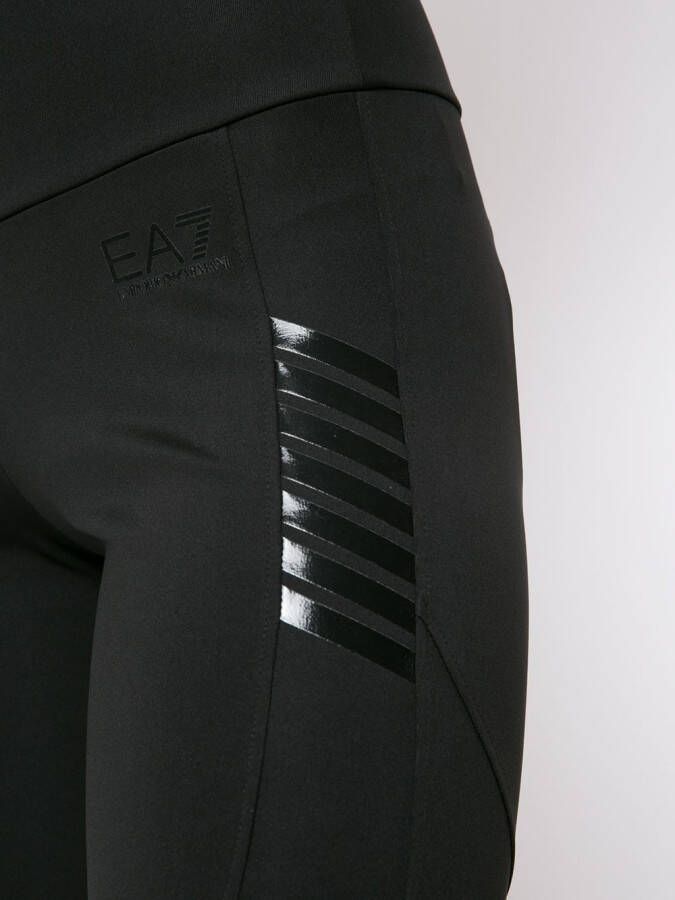 Ea7 Emporio Armani Legging met zijstreep Zwart