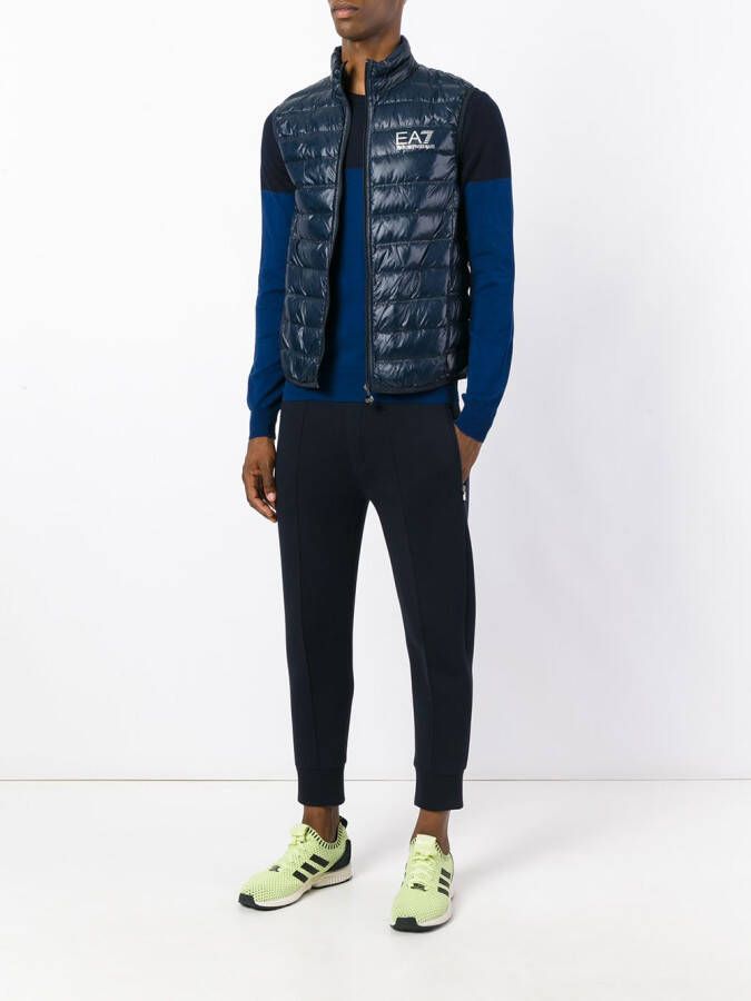 Ea7 Emporio Armani Bodywarmer Blauw
