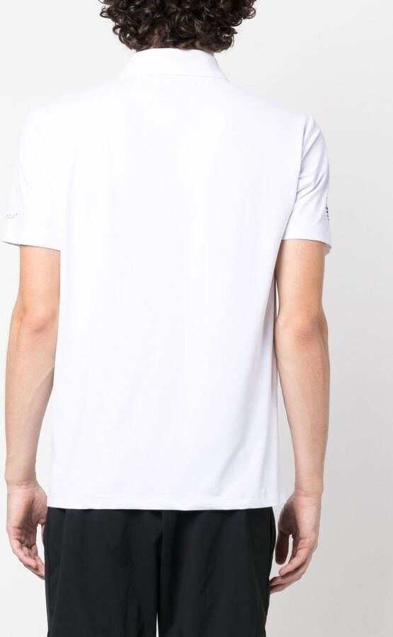 Ea7 Emporio Armani Poloshirt met logoprint Wit