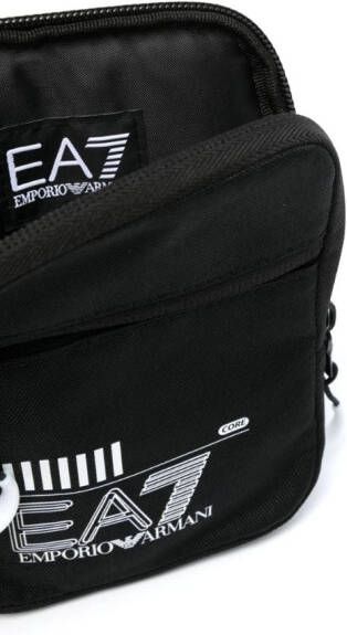 Ea7 Emporio Armani Messengertas met logoprint Zwart