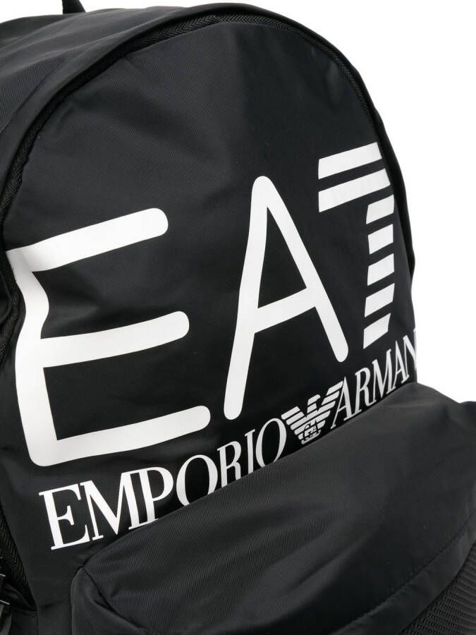 Ea7 Emporio Armani Rugzak met logoprint Zwart