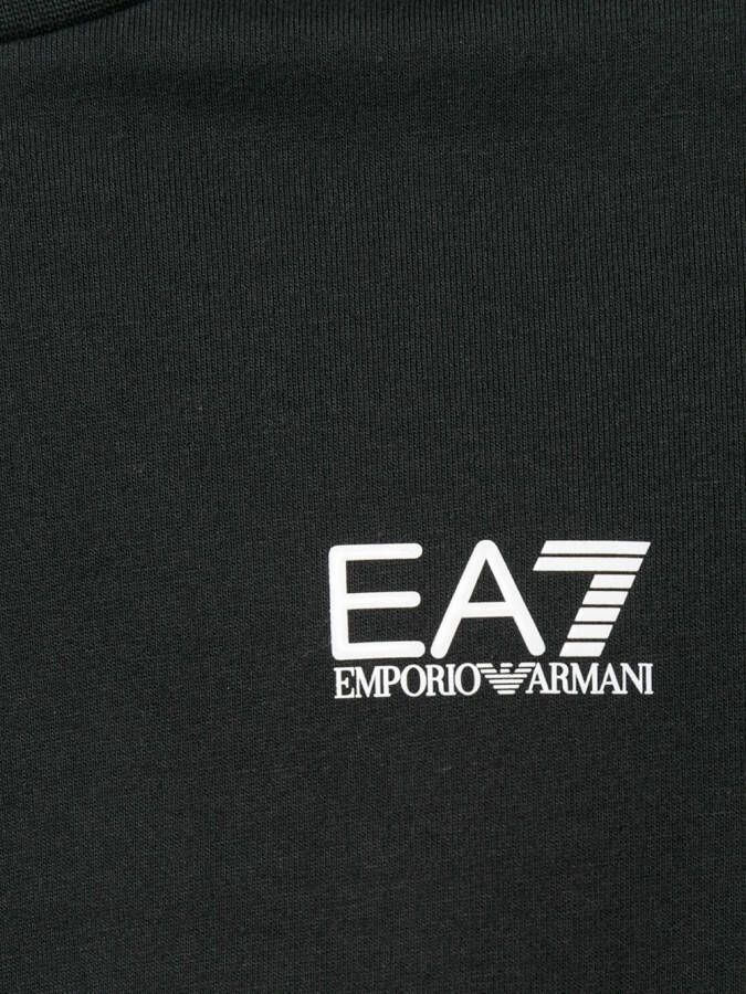 Ea7 Emporio Armani Sweater met logoprint Zwart