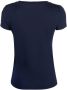 Ea7 Emporio Armani T-shirt met logo applicatie Blauw - Thumbnail 2